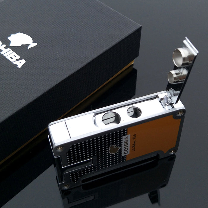 COHIBA Metal Classic Torch Jet Flame Cigar Lighter