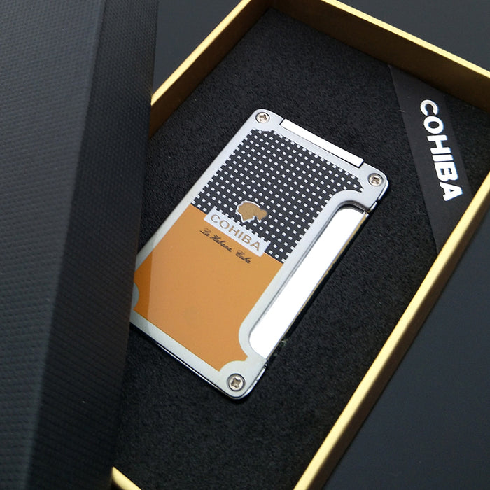 COHIBA Metal Classic Torch Jet Flame Cigar Lighter