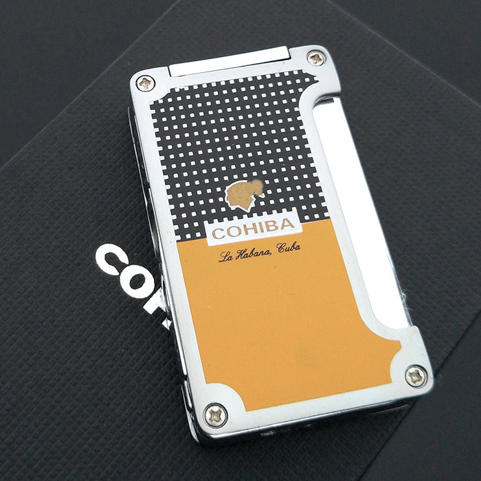 COHIBA Metal Classic Torch Jet Flame Cigar Lighter