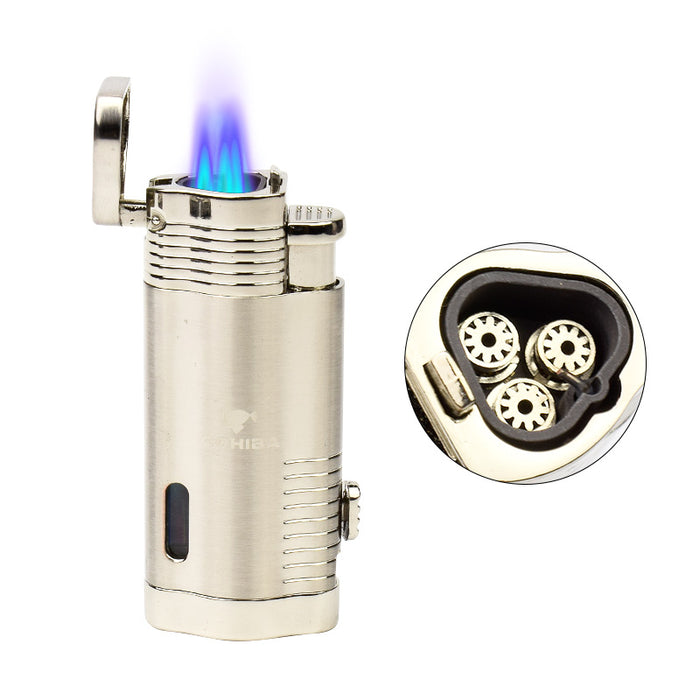 COHIBA Triple Jet Torch Lighter With Cigar Punch