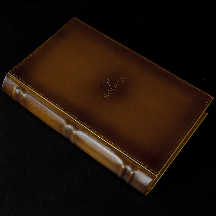 COHIBA Novelist Leather Book Cigar Humidor Cigar Case