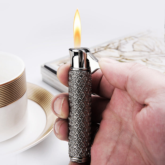 Carved Open Flame Small Portable Lighter