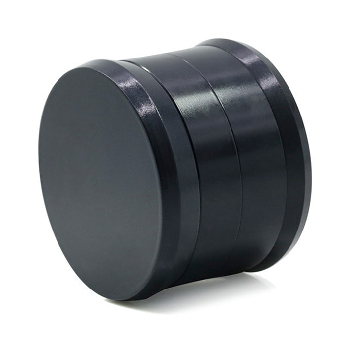 Ceramic Coating 4-Layer 63MM Aluminum Alloy Smoke Grinder | Black