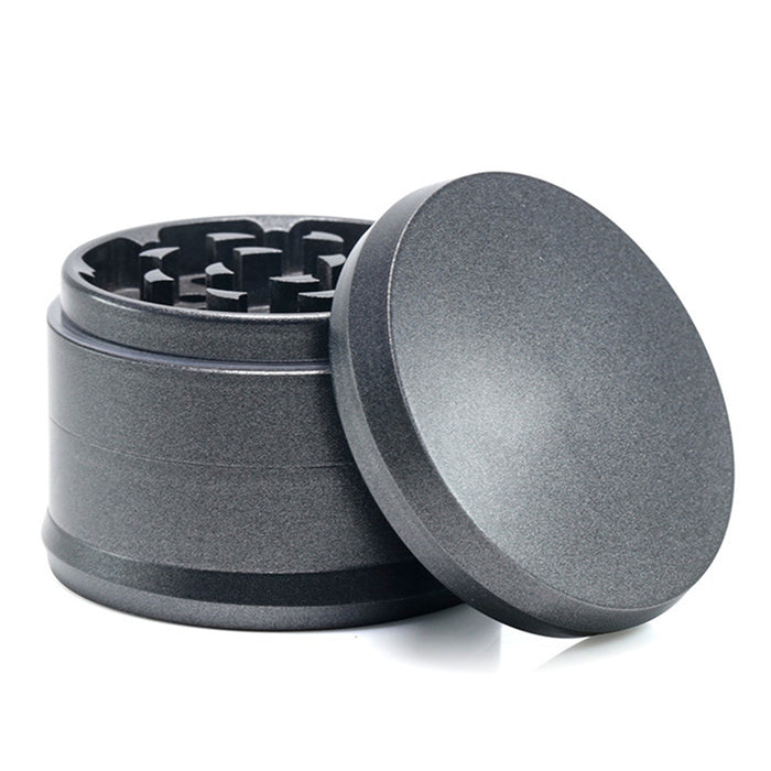 Ceramic Coating 4-Layer 63MM Aluminum Alloy Smoke Grinder | Gray