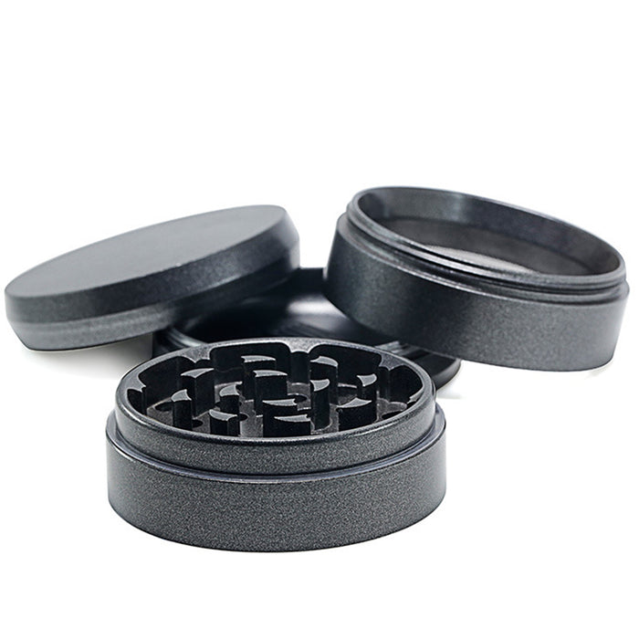 Ceramic Coating 4-Layer 63MM Aluminum Alloy Smoke Grinder | Gray