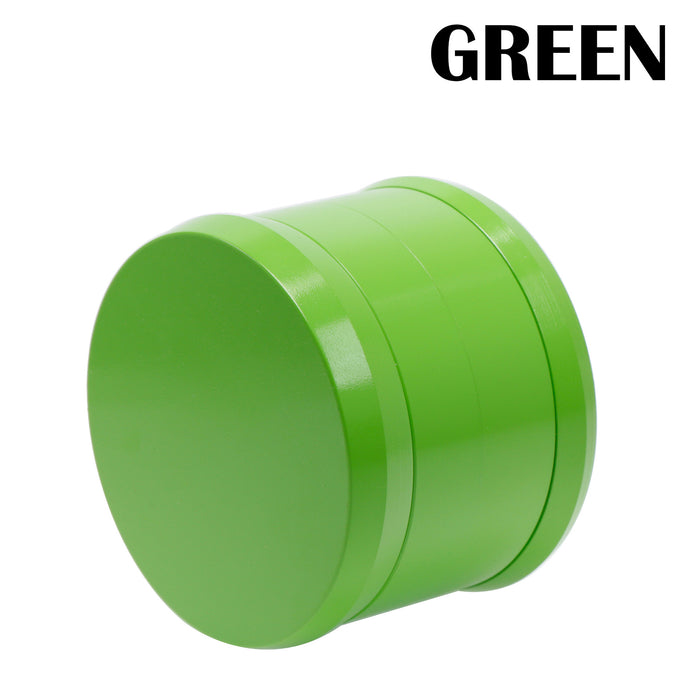 Ceramic Coating 4-Layer 63MM Aluminum Alloy Smoke Grinder | Green