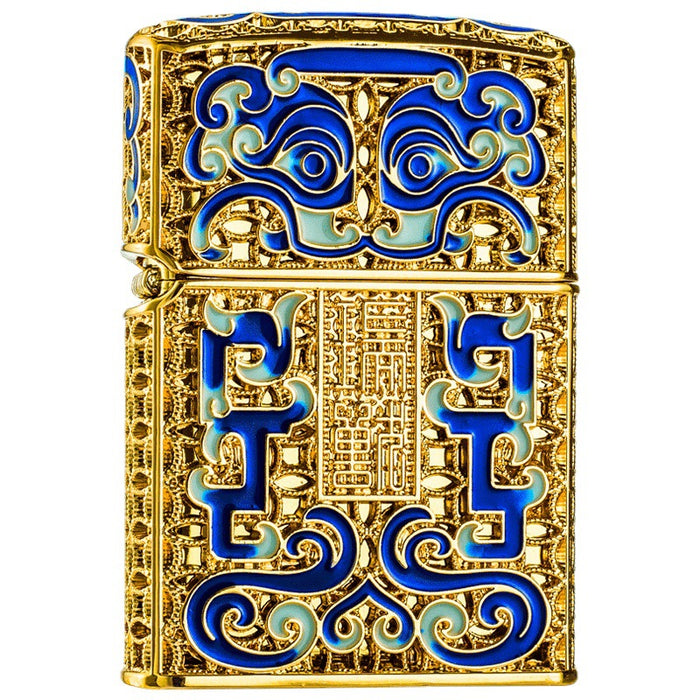 Chinese Culture Patterned Kerosene Lighter