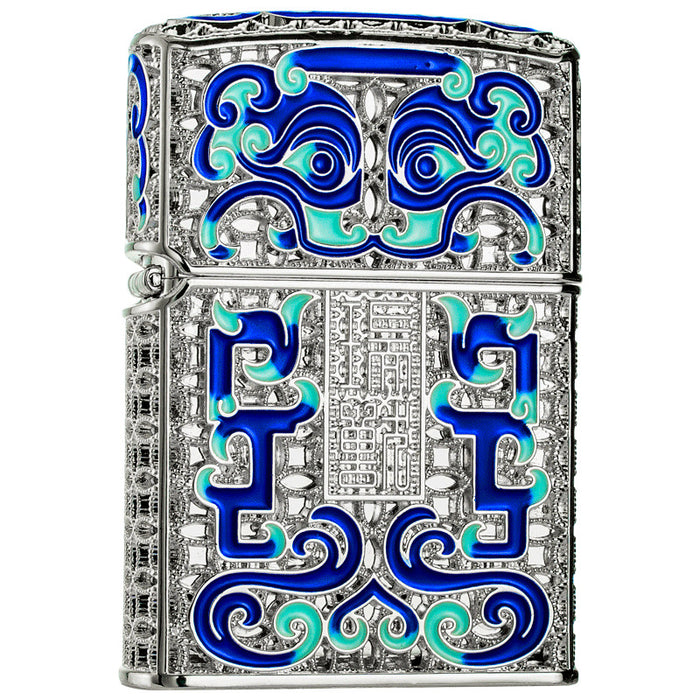 Chinese Culture Patterned Kerosene Lighter