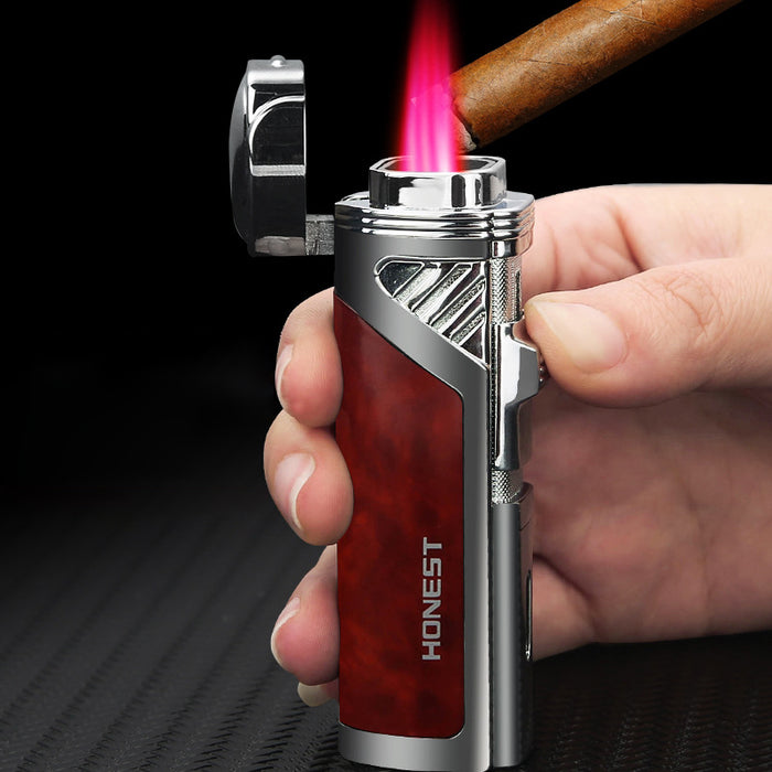 Cigar Cutter Red Fire Lighter
