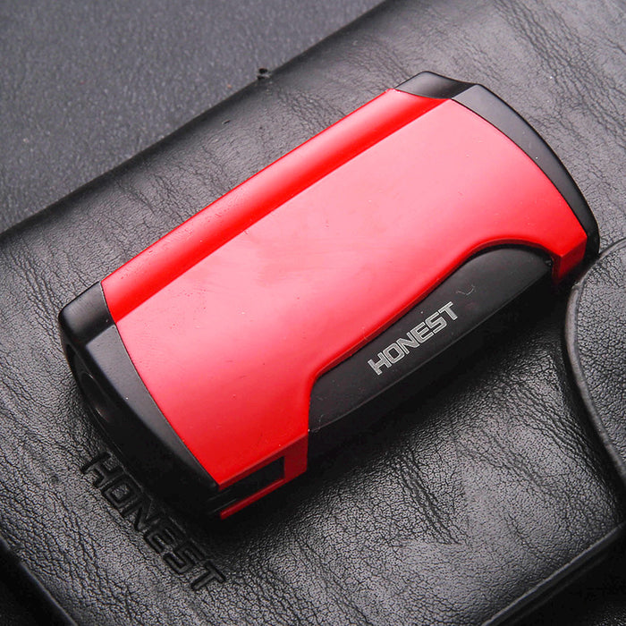 Cigar Lighter Double Jet Flame With Cigar Punch