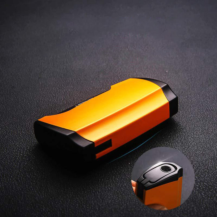 Cigar Lighter Double Jet Flame With Cigar Punch
