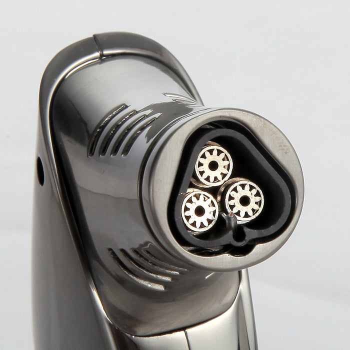 Classic Triple Blue Flames Windproof Lighter