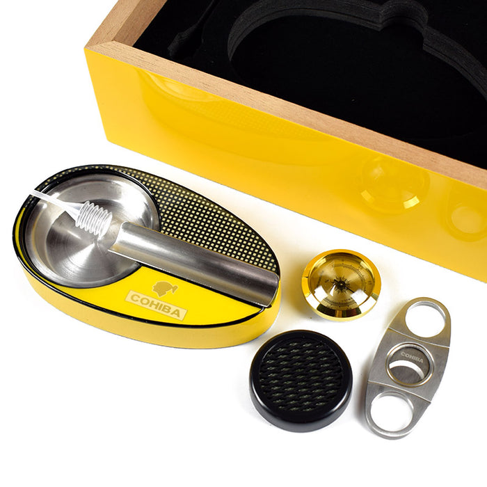 Cohiba Humidor Wooden Cigar Tobacco Box 25 Count Cigars