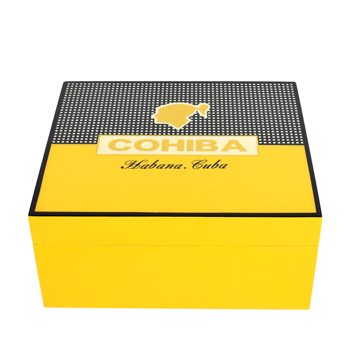 Cohiba Humidor Wooden Cigar Tobacco Box 25 Count Cigars