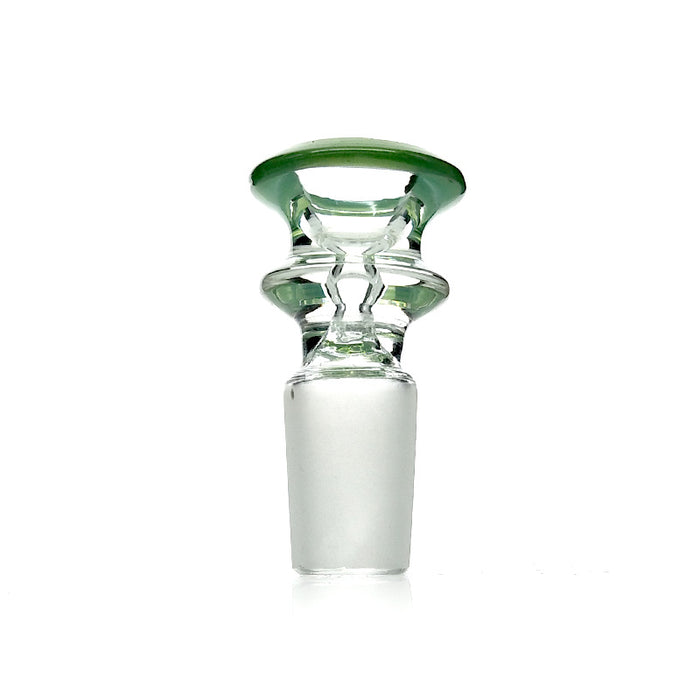 Concave Colored Glass Male Herb Bowl