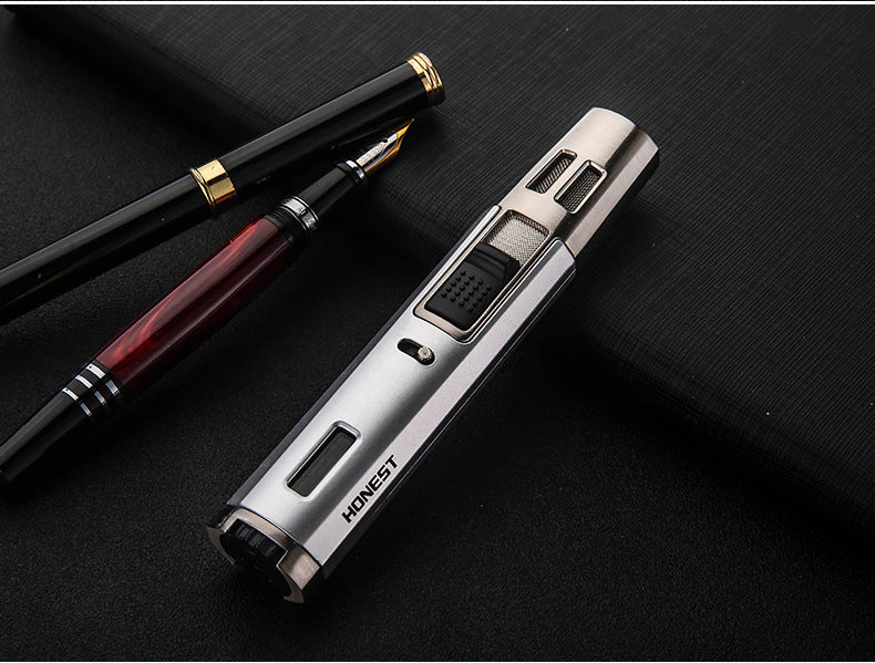 Cross Double Straight Adjustable Butane Lighter