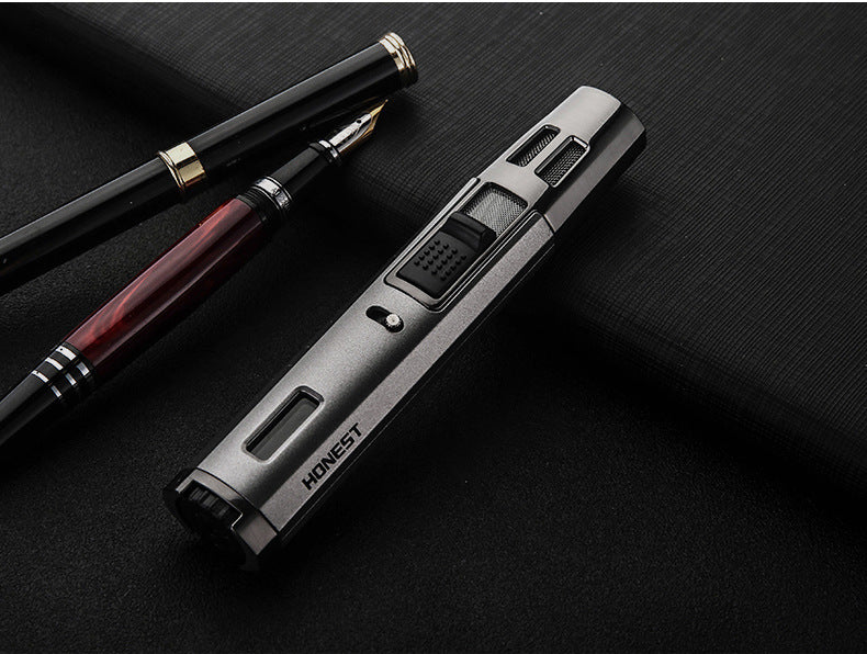 Cross Double Straight Adjustable Butane Lighter
