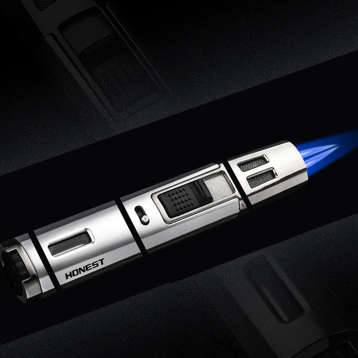 Cross Double Straight Adjustable Butane Lighter