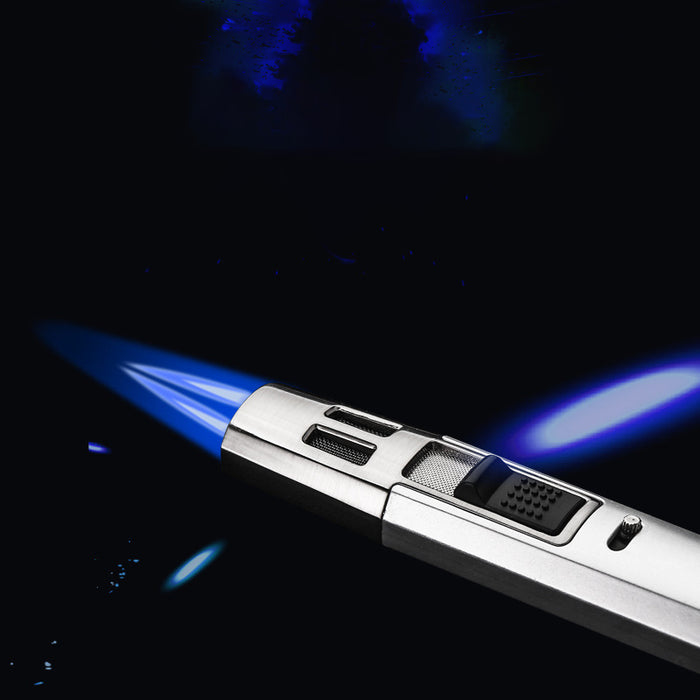 Cross Double Straight Adjustable Butane Lighter