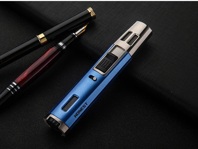 Cross Double Straight Adjustable Butane Lighter
