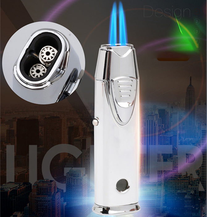 Cross & Blue Flame Windproof Lighter