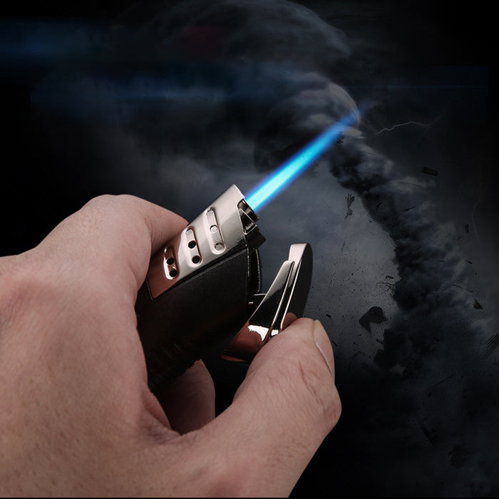 Curved Metal Windproof Lighter