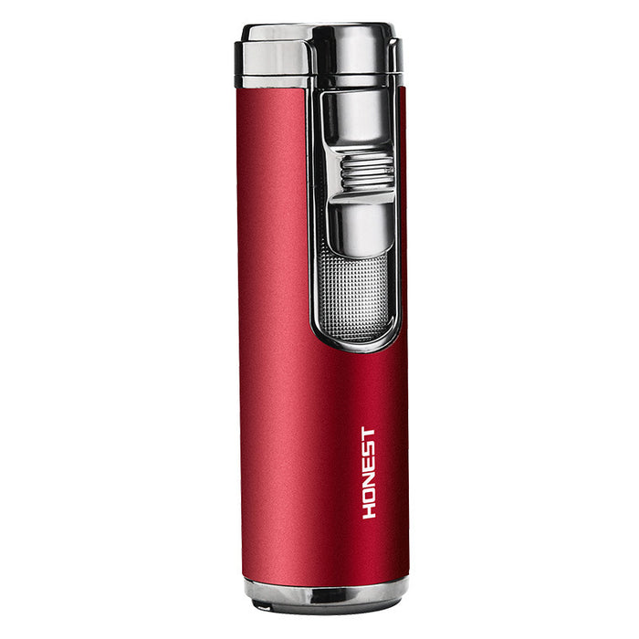 Cylindrical Metal Inflatable Red Fire Lighter