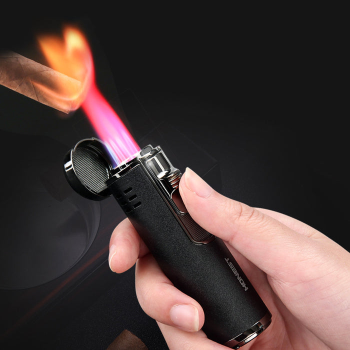 Cylindrical Metal Inflatable Red Fire Lighter