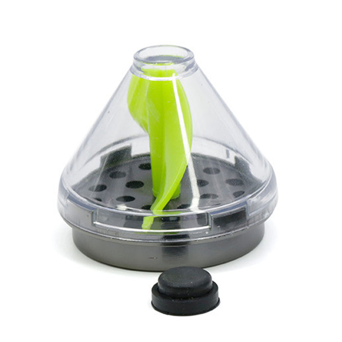 Diameter 50MM Zinc Alloy Funnel Plastic Grinder-Gun-Black