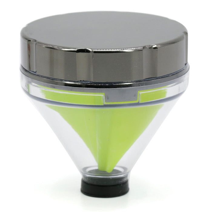 Diameter 50MM Zinc Alloy Funnel Plastic Grinder-Gun-Black