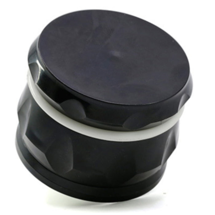 Diameter 60MM 4 Piece Color Drum Plastic Grinder-Black