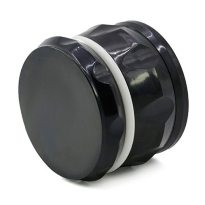 Diameter 60MM 4 Piece Color Drum Plastic Grinder-Black