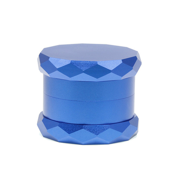 Diameter 63MM Diamond Four-layer Industrial Smoke Grinder-Blue