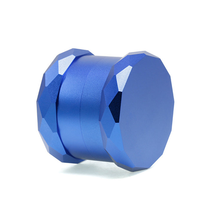 Diameter 63MM Diamond Four-layer Industrial Smoke Grinder-Blue