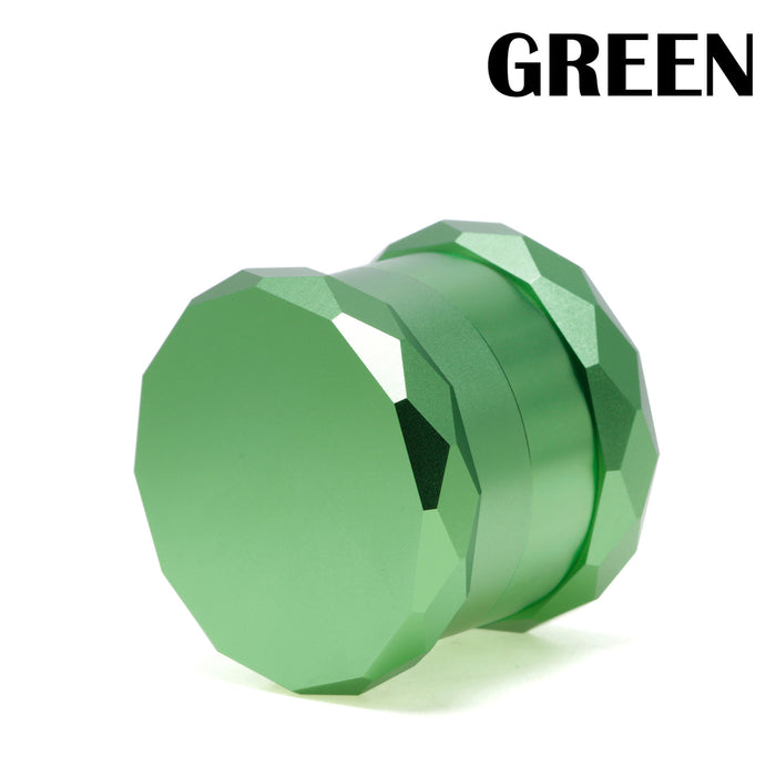 Diameter 63MM Diamond Four-layer Industrial Smoke Grinder-Green