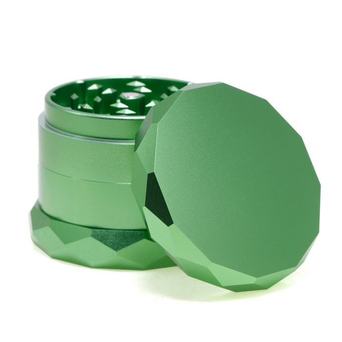 Diameter 63MM Diamond Four-layer Industrial Smoke Grinder-Green