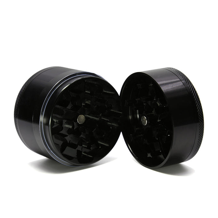 Diameter 63MM Five-Layer Aluminum Alloy Grinder Black Color