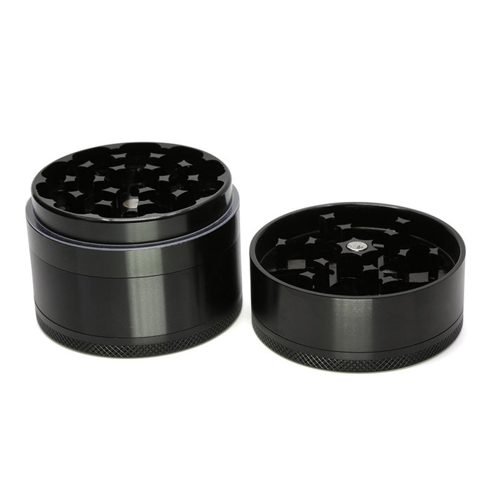 Diameter 63MM Five-Layer Aluminum Alloy Grinder Black Color