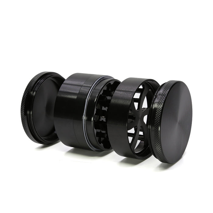 Diameter 63MM Five-Layer Aluminum Alloy Grinder Black Color