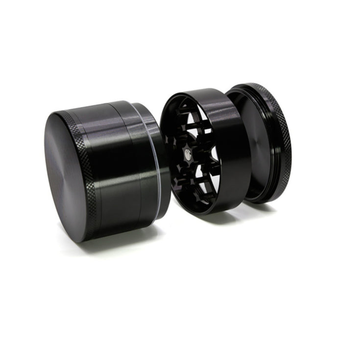 Diameter 63MM Five-Layer Aluminum Alloy Grinder Black Color