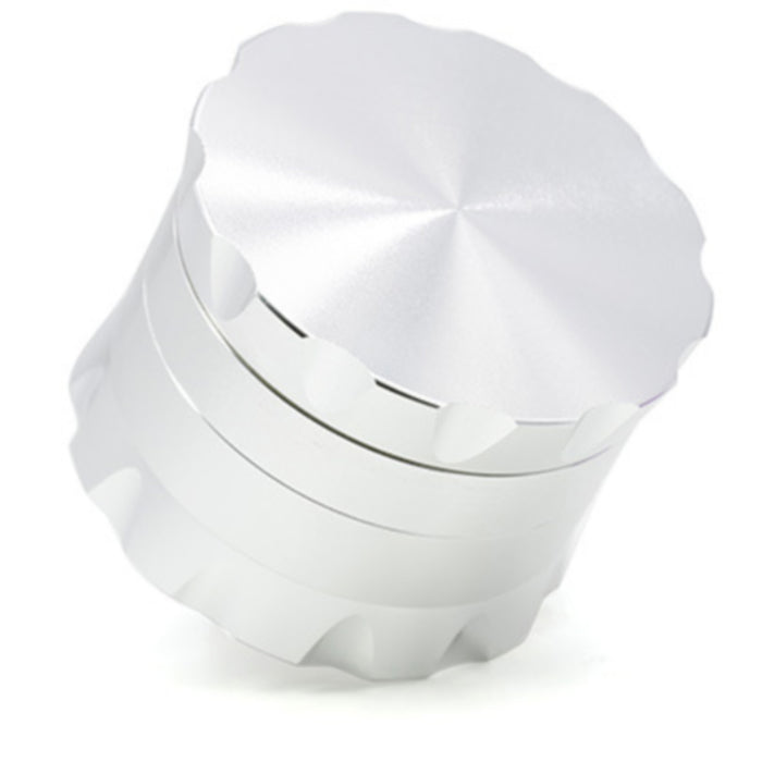 Diameter 63MM Four-Layer Aluminum Alloy Chamfering Lace Skirt Grinder-Silver