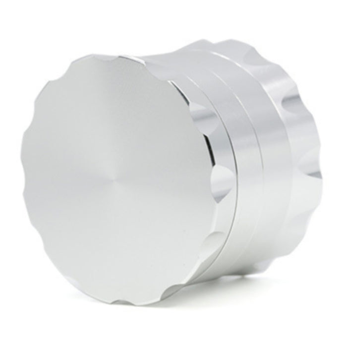 Diameter 63MM Four-Layer Aluminum Alloy Chamfering Lace Skirt Grinder-Silver