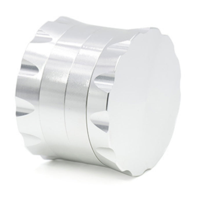 Diameter 63MM Four-Layer Aluminum Alloy Chamfering Lace Skirt Grinder-Silver