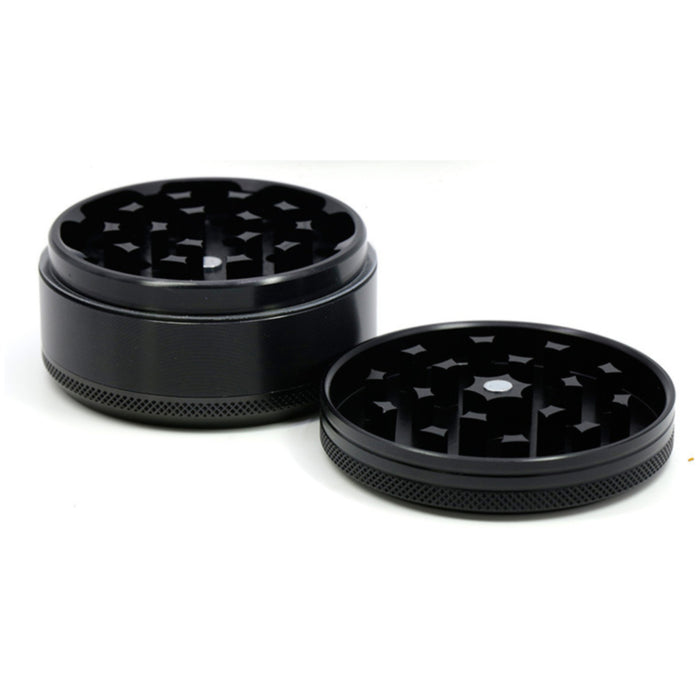 Diameter 63MM Four-Layer Aluminum Alloy Grinder-Black