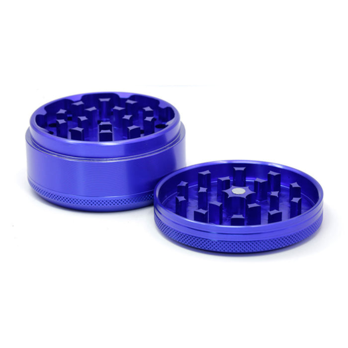Diameter 63MM Four-Layer Aluminum Alloy Grinder-Blue