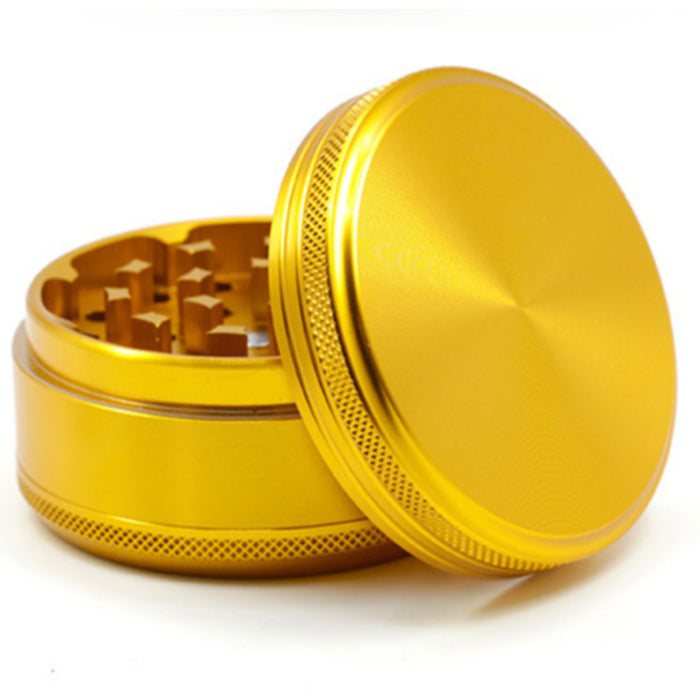 Diameter 63MM Four-Layer Aluminum Alloy Grinder-Gold