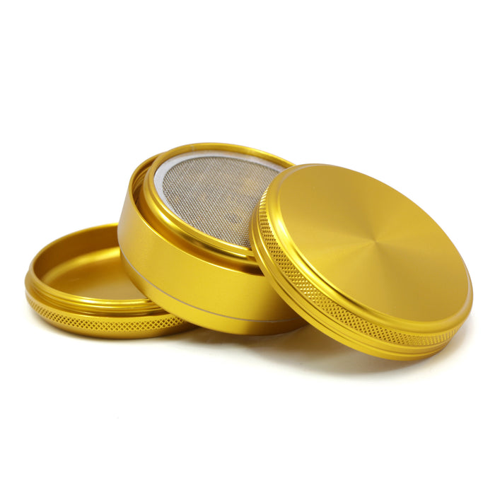 Diameter 63MM Four-Layer Aluminum Alloy Grinder-Gold
