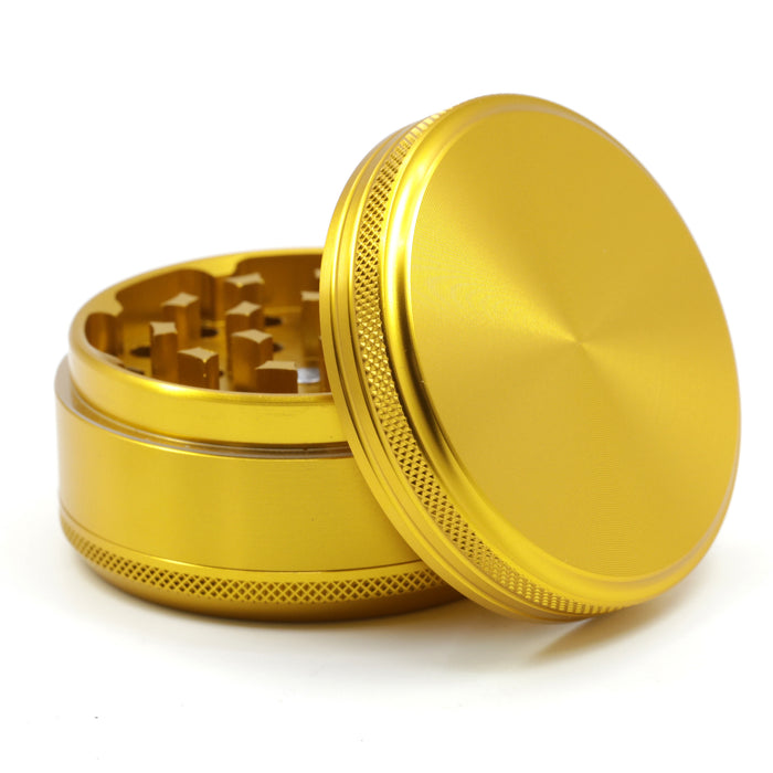 Diameter 63MM Four-Layer Aluminum Alloy Grinder-Gold