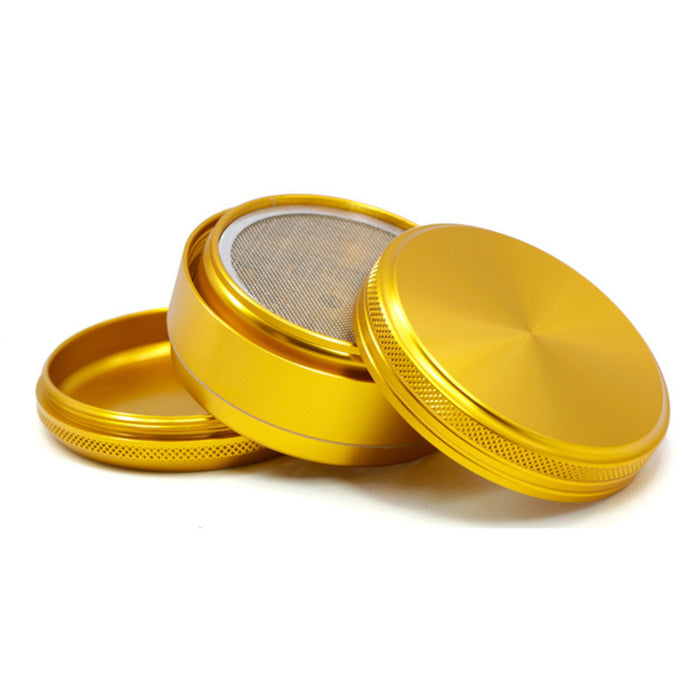 Diameter 63MM Four-Layer Aluminum Alloy Grinder-Gold