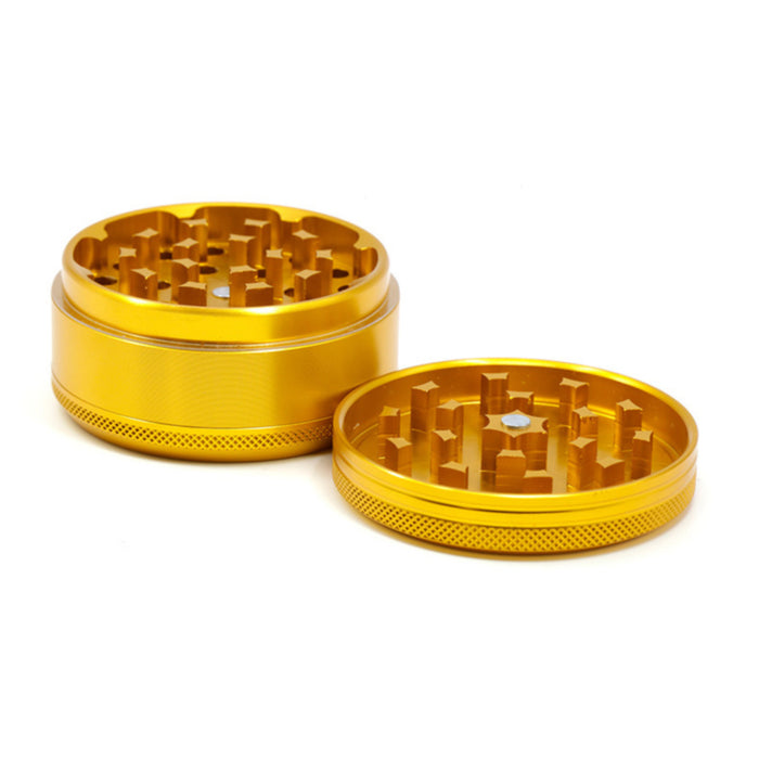 Diameter 63MM Four-Layer Aluminum Alloy Grinder-Gold